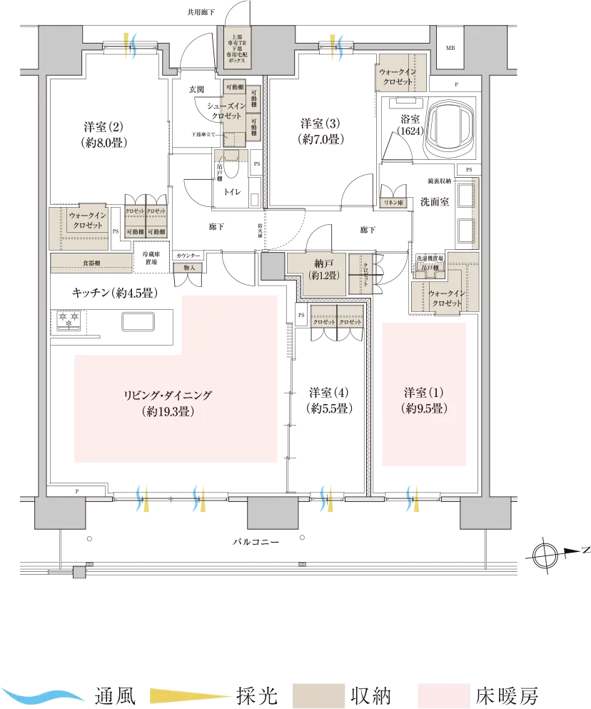 pb1タイプ間取り図